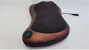 Массажная подушка MASSAGE PILLOW QY-8028 инфракрасный роликовий массажер для шеи и спины 8 массажных ролика