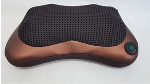 Массажная подушка MASSAGE PILLOW QY-8028 инфракрасный роликовий массажер для шеи и спины 8 массажных ролика