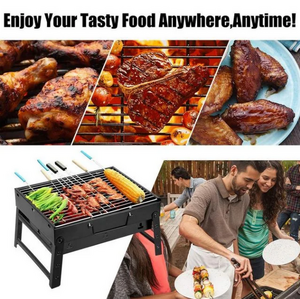 Складной барбекю гриль портативный мангал BBQ Grill Portable - жаропрочный Лучшая цена!